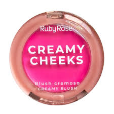 Blush Cremoso Creamy Cheeks Ruby Rose Linha Rosa MS