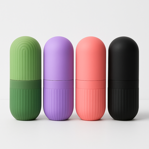 Rolo De Gelo Silicone para Rosto-Massagem Pele-Facial de Beleza Olhos , Pescoço MS