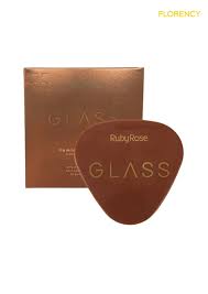 Iluminador Baked Glass PELE ASIÁTICA Ruby Rose - Glow Natural Textura Fina e Aveludada MS