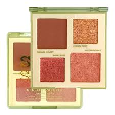 Paleta Contorno Blush Iluminador Ruby Rose Silk Skin HBM1003 MS