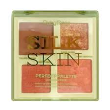 Paleta Contorno Blush Iluminador Ruby Rose Silk Skin HBM1003 MS