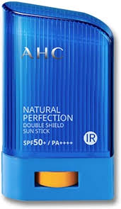 AHC Natural Perfection Proteção Dupla Stick Protetor Solar Alta Proteção Invisível SPF50+/PA++++ 14/22g MS