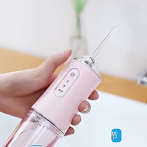 Irrigador Dental Oral Portátil Recarregável USB 220ml Promoção Limpeza Bocal Jato Forte