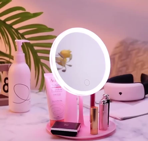 Espelho Decorativo com LED de Mesa Redondo / Quadrado