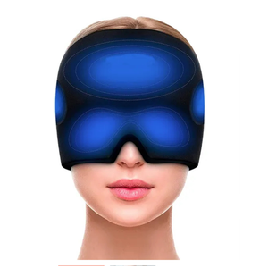 Máscara Touca Dor de Cabeça Chapéu De Alívio Da Enxaqueca Máscara De Terapia Fria Quente Confortável