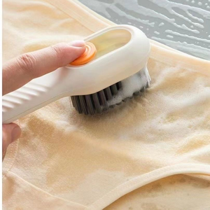 Escova Limpa Sapato Com Dispenser Reservatório