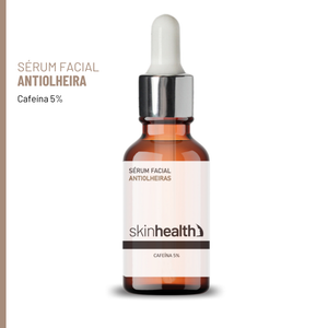 Sérum Antiolheiras 30ml - Concentrado Em 5% Cafeína + Niacinamida + Ácido Lático + Salicílico OI