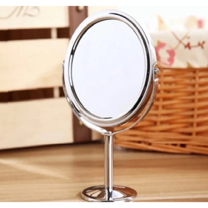 Espelho de Mesa Dupla Face de Formas Diferentes