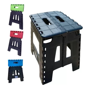 Banquinho De Plástico Dobrável Multiuso 100kg Banco