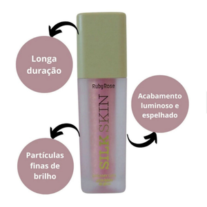 Gloss Labial Com Brilho Dreamy Lips Silk Skin Ruby Rose