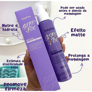 Bruma Fixadora Efeito Matte Stay Fix Ruby Rose 120ml