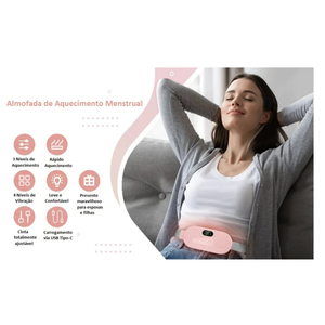 Massageador Elétrico Para Cólica Aquecimento Com Temperatura