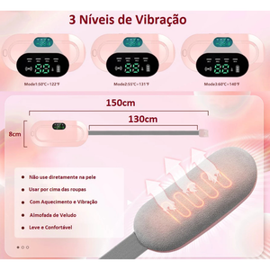 Massageador Elétrico Para Cólica Aquecimento Com Temperatura