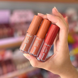 Cream Tint Mood Ruby Rose 3 em 1 |C20 a C80 | Batom + Blush + Sombra | p/ Lábios, Olhos e Rosto