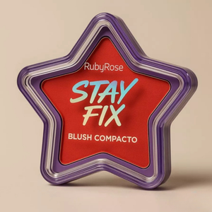 Blush Compacto Stay Fix HBF574 Estrela - Ruby Rose