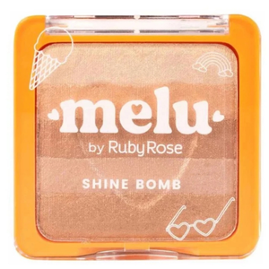 Blush Iluminador Shine Bomb Melu HB7233 - Ruby Rose