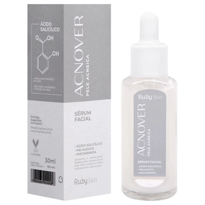 Sérum Facial Acnover Ruby Skin Ruby Rose 30ml – Controle de Oleosidade, Antiacne e Hidratação