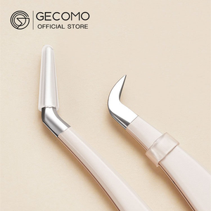 GECOMO Pinça De Cílios Falsa Aço Inoxidável Segura De Precisão