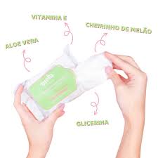 Ruby Rose MELU Lenço Facial removedor de maquiagem Melão MS