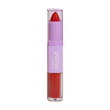 Batom Duo Com Vitamina E Mood Matte Ruby Rose HB8614 MS