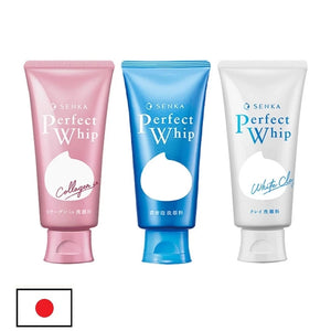 SENKA Shiseido Perfect Whip Sabonete espuma de limpeza facial 120g MS