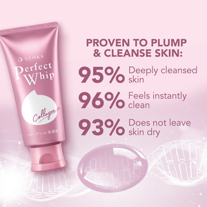 SENKA Senka Perfect Whip Collagen Sabonete Facial espuma de limpeza facial Colágeno De Espuma De Chicote Perfeito 120g