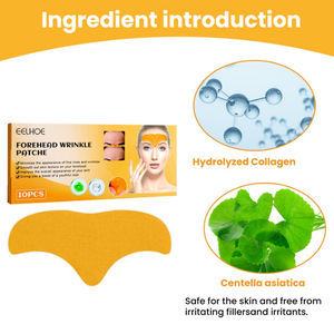 EELHOE Colágeno Testa Rugas Remoção Remendo Linha De Expressão Endurecimento Elevador Máscara Anti-Envelhecimento Hidrat