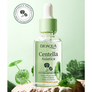 BIOAOUA Centella Asiatica Soro Facial Suavizante Com Hidratação Hidratante E Efeitos Calmantes 30ml