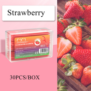 200 palitos de fio dental sabor frutas ultrafinos para limpeza bucal, pacote com 50 unidades