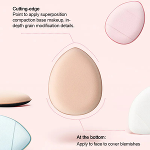 Mini Esponja De Maquiagem Para Pó De Dedo 5/10 Unidades , Ferramentas Detalhes De Base Corretivo