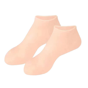 2 Pcs Meias De Silicone Para O Cuidado Dos Pés Gel Hidratante Anti-Rachaduras Removedor De Pele Morta