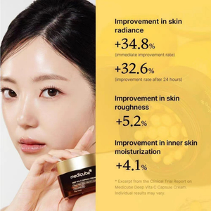 Medicube Deep Vita C Cápsula Creme Iluminador Firmador Barreira Da Pele Vitamina Facial Cuidados Faciais 55ml