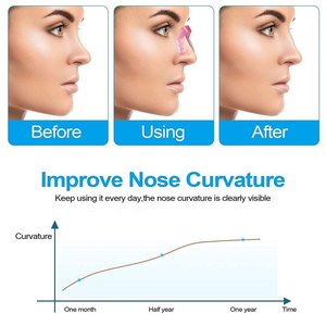 Novo Clipador de Nariz para Corretor de Beleza, Ferramenta de Massagem para Levantar o Nariz, Clipe para Ponte do Nariz,