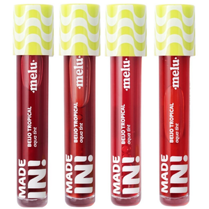 Aqua Tint Ruby Rose Made In Melu | Blush Líquido Multifuncional Para Lábios, Bochechas e Olhos – 4 Cores