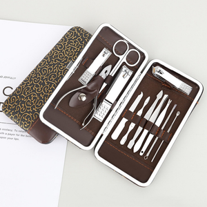 Kit de Manicure Portátil com Cortador de Unhas, Pinça e Tesour