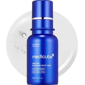 medicube Zero Exosome Shot 7.500 PPM Spicule Soro Facial | Intensificador De Pele Líquida , AHA + BHA + PHA Cuidados Com