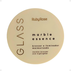 Bronzer e Iluminador Marmorizado Ruby Rose Glass Marble Essence Imperial Mb01 Hb-f1605-1