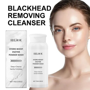 Pó Enzimático Para Lavagem Facial Em Limpador De Espuma Com Bromelaína AHA Esfolia Suavemente Desobstrui Os Poros Pele L