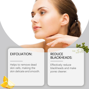 Pó Enzimático Para Lavagem Facial Em Limpador De Espuma Com Bromelaína AHA Esfolia Suavemente Desobstrui Os Poros Pele L