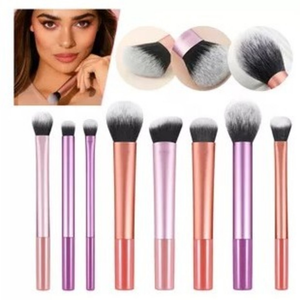 ANA1108 Conjunto De Pincéis De Maquiagem Profissional De 8 Unidades De Contém Pincel De Pó