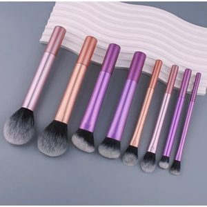 ANA1108 Conjunto De Pincéis De Maquiagem Profissional De 8 Unidades De Contém Pincel De Pó