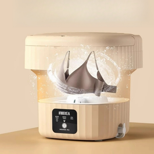 Mini Máquina de Lavar Roupas 11L Peças Íntimas, Centrifuga Dobrável Portátil Moderna Para Roupas Pequena