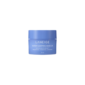 laneige sleeping mask water 15ml, cica 10ml, barry 3ml, gel cream 10ml, moisture cream 10ml, bouncy&firm 10ml, intensive
