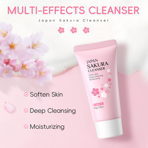 LAIKOU Cleanser Japonês Sakura 50g Hidratante E Limpador Facial Suave Para Pele Seca