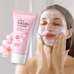 LAIKOU Cleanser Japonês Sakura 50g Hidratante E Limpador Facial Suave Para Pele Seca