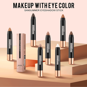 Sombra À Prova D'água De 7 Cores Em Bastão Maquiagem Flash Natural De Longa Duração