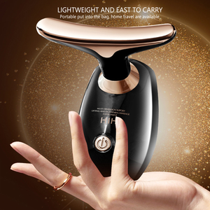 Massageador Facial E Pescoço Com Bateria AAA-Dispositivo Portátil De Aperto Levantamento , Ferramenta De Beleza