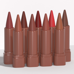 Lápis Labial DUNUF 2 Em 1 : Ponta Fosca , À Prova D'água E Cônica . Tons Universais Para Contorno Aparência Gradiente
