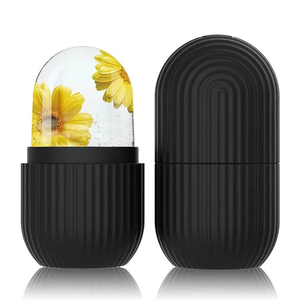 1Pc Rolo De Gelo Silicone Para Rosto-Massagem Pele-Facial De Beleza Olhos , Pescoço