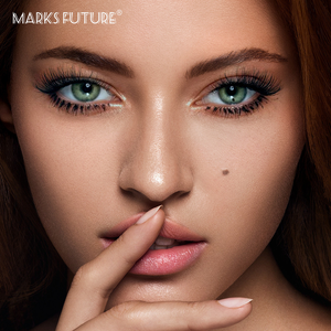 Meio Cílios Naturais Grossos Olho De Gato 10 Pares , Postiços Curtos Finos De 10 Mm Para Uso Diário